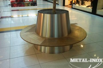 inox drvo klupa