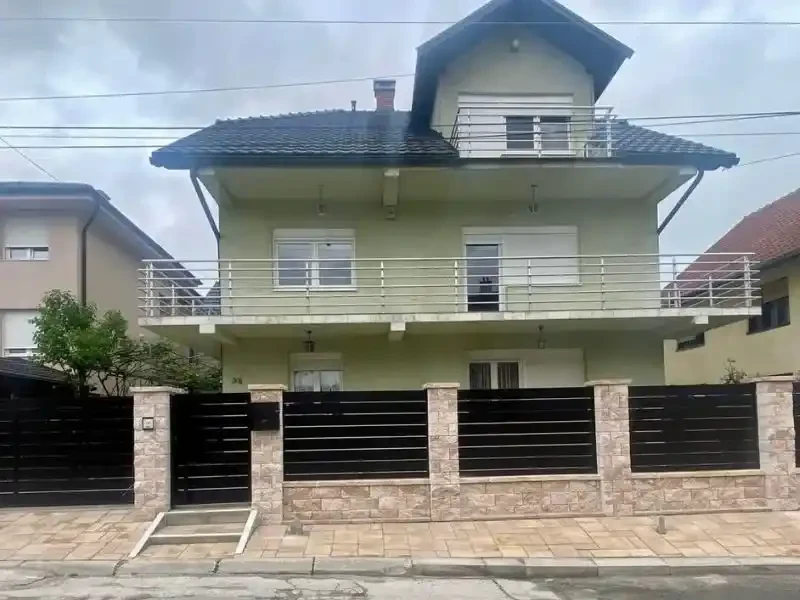 fence for the yard made of metal made according to the measurements of the customer